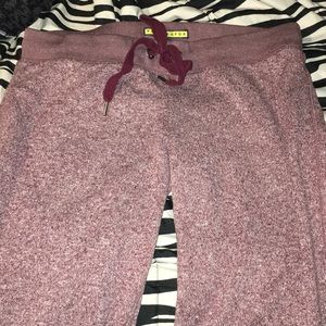 Burgundy joggers